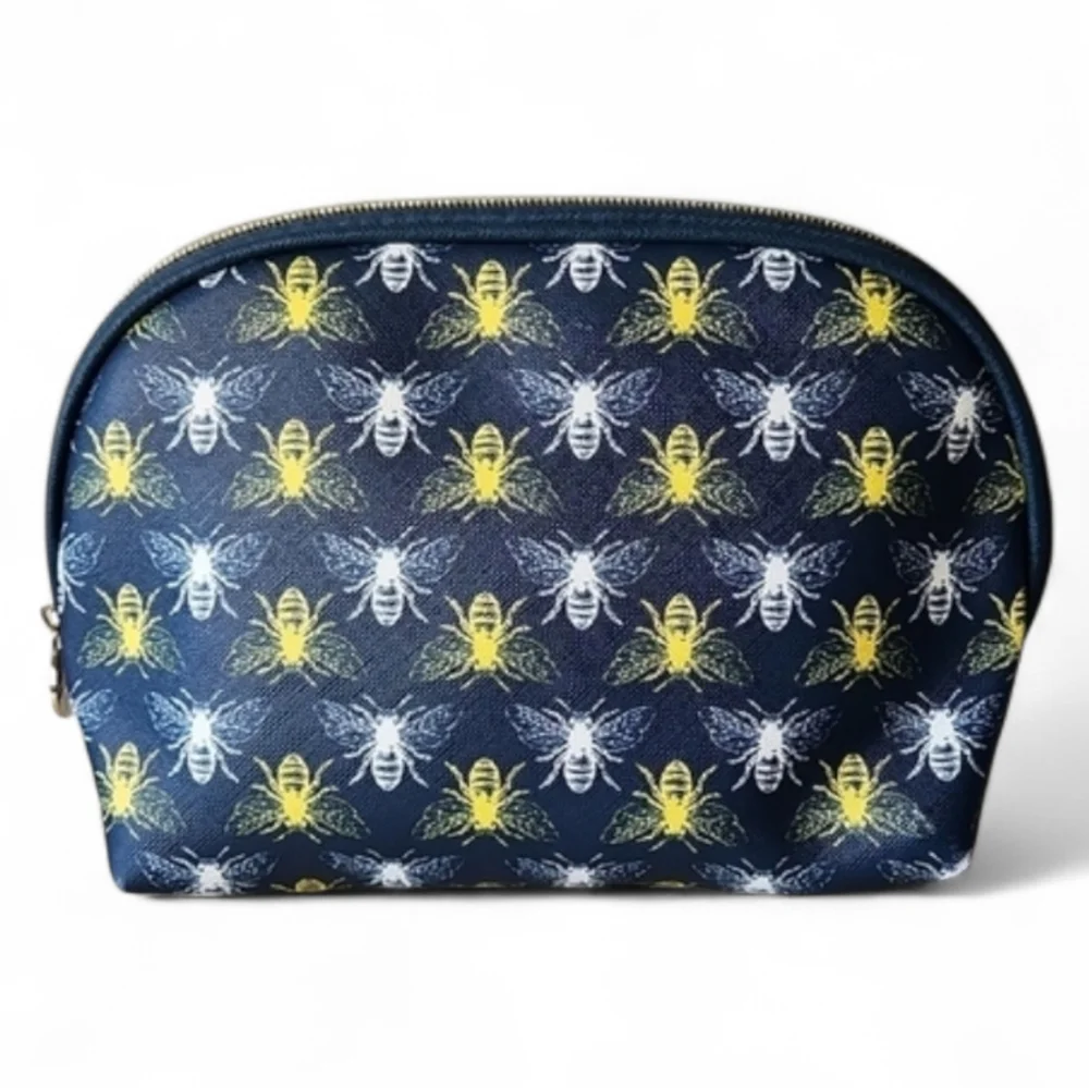 Dabney Lee Navy Cosmetic Bag, Bees 🐝🐝🐝